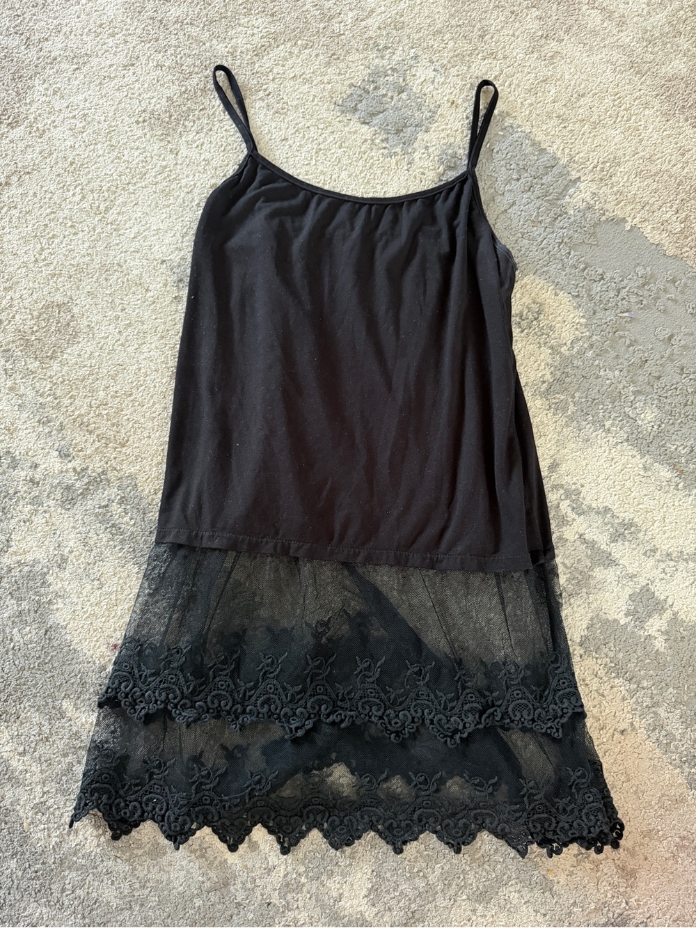 Black Lace Trim Camisole - Women Intimates
